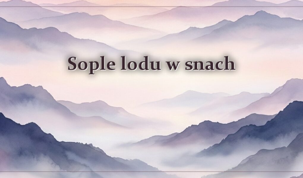 Sople lodu w snach