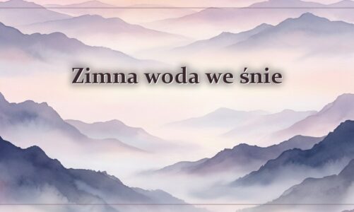 Zimna woda we śnie